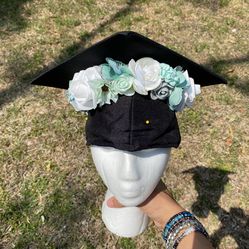 Graduation Cap Floral Band 