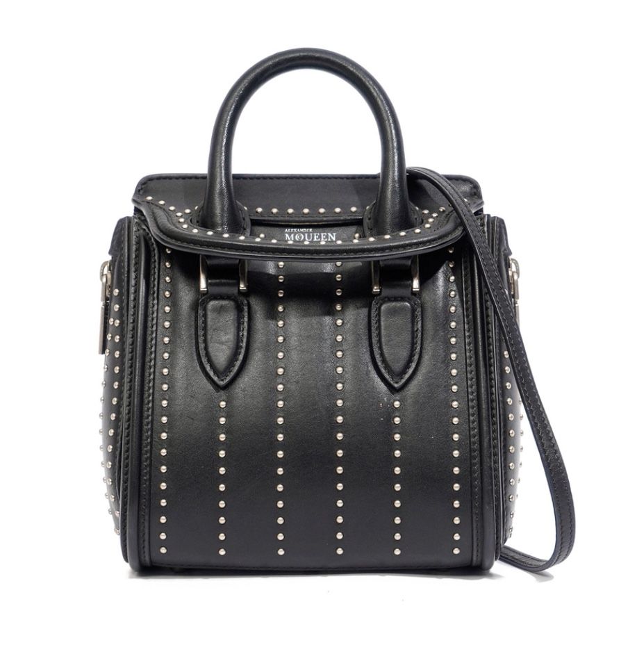 Alexander McQueen Authentic Mini Studded Heroine Bag