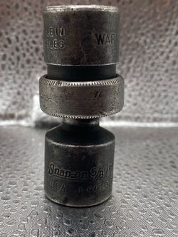 SNAP ON IPF20 3/8" Drive 6-Pt. 5/8" Shallow Swivel Impact Socket 240508 Used