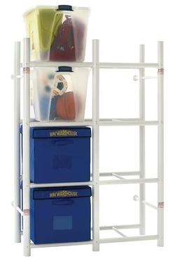 Tote Sotrage System for 8 Totes Boxes Bins