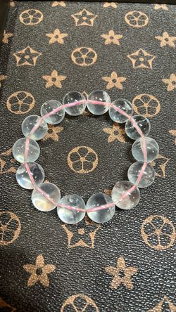Large 18mm Star Rose Quartz Bracelet | Natural Six‑Point Star Asterism Healing Crystal Jewelry