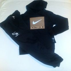 Nike Boys Youth 2pc Hooded Jogger Set- Medium 