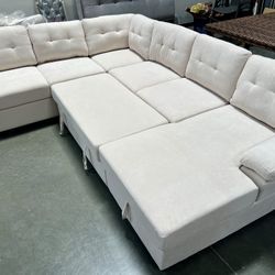 New! Sectional sofa bed, sofabed, sectional, sofa, U-Shaped sofa, sectional sofa with pull-out bed, sleeper sofa, sleeper couch, living room sofa bed 