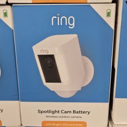 Ring Spotlight Cam Battery Wireless Outdoor Camera 