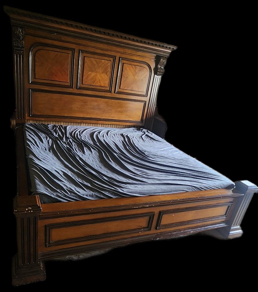 Bed Frame And Dresser Set