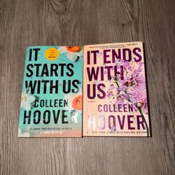 Colleen Hoover It Starts with Us & It Ends with Us Paperback Set