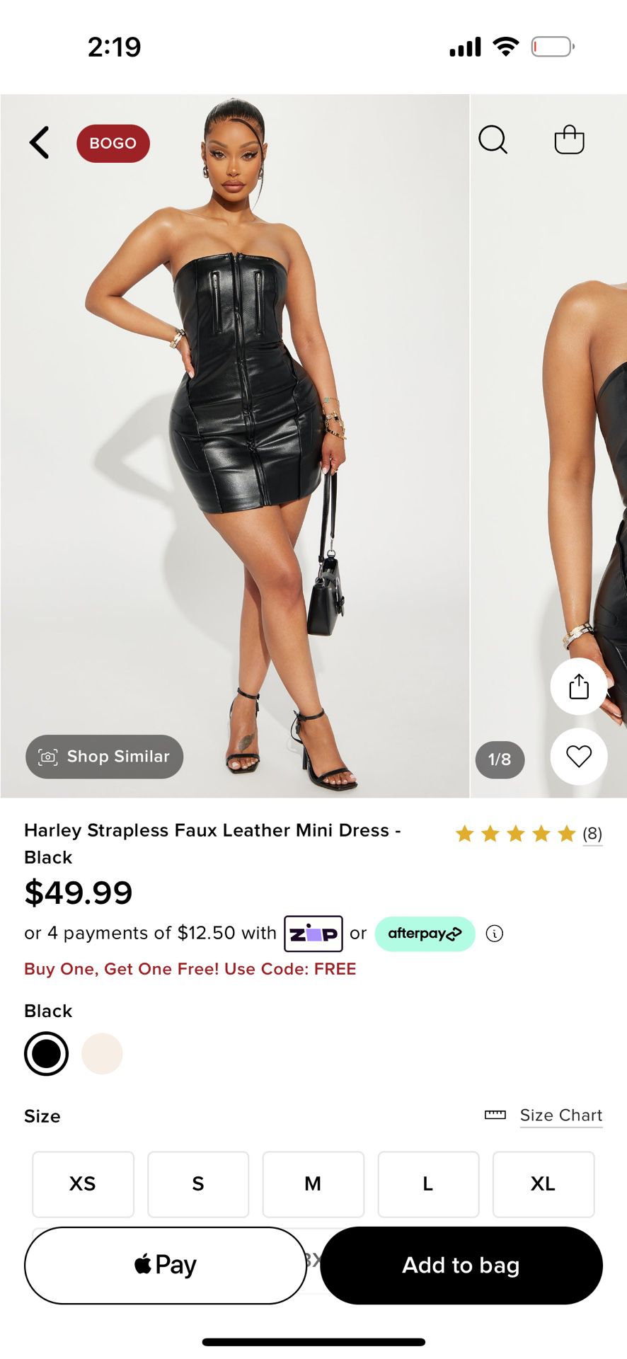 Leather Dress Fashion Nova