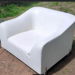 White Leather Chair