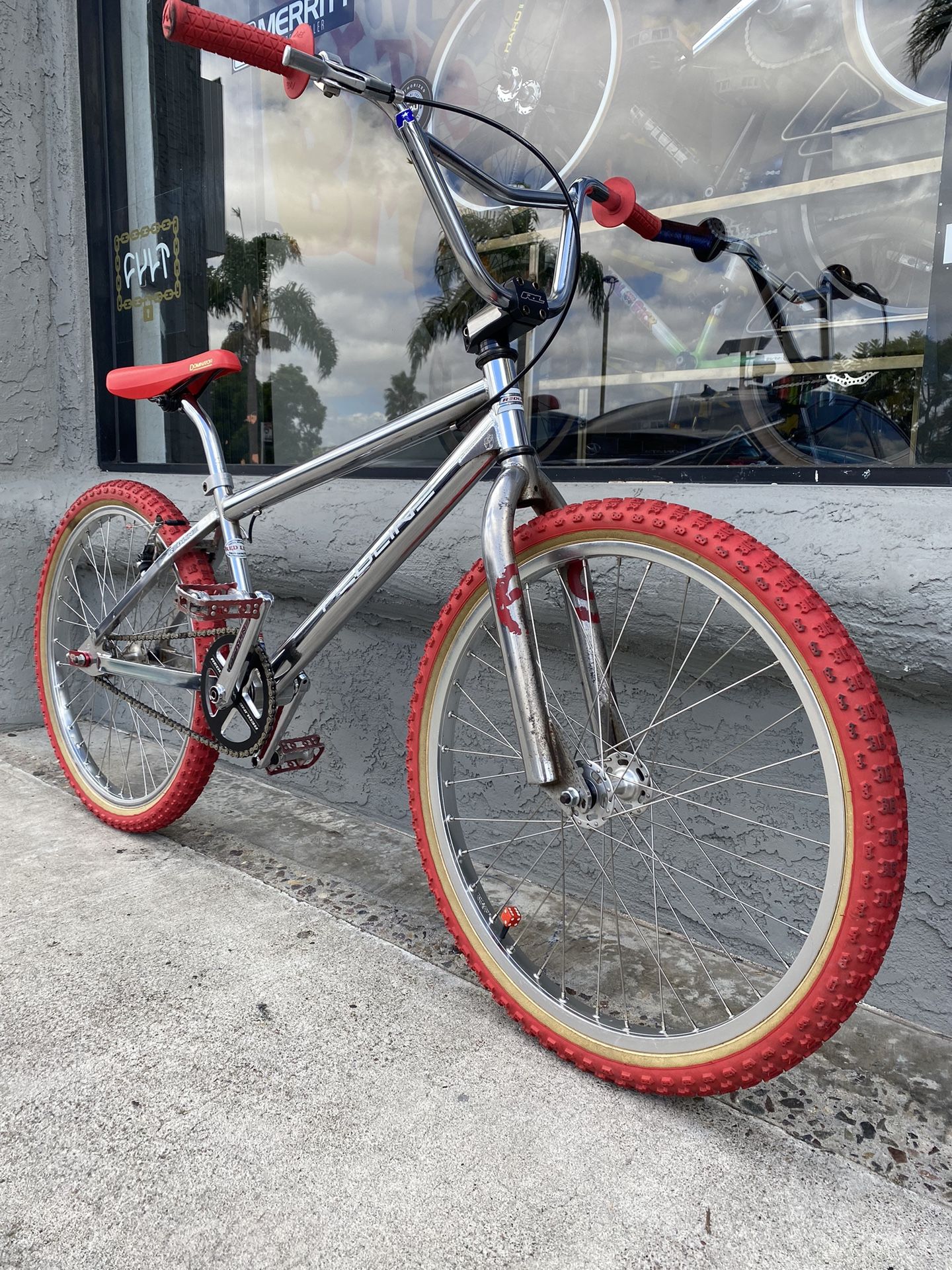 1997 Redline RL444 24” BMX Cruiser w/ Monster Forks, Double Pinch