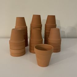 Clay Pots for Crafts or Garden