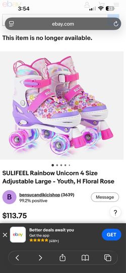 Youth roller skates