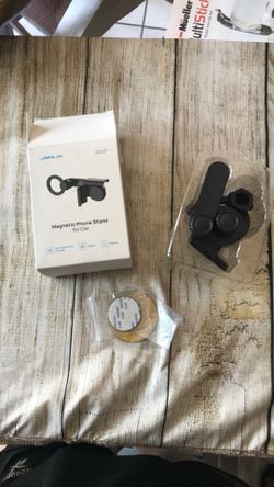 JSAUX Tesla Phone Mount, Mag-Safe Phone Holder Stand 【Screen-Locked with Base, Easy Installation】, Only Compatible with Tesla New Model 3 2023/Y/S/X, 