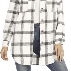 Women’s Plaid Flannel Jacket