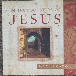 "In The Footsteps of Jesus" Hardback Cover Book