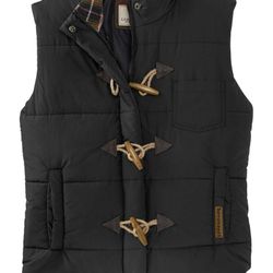 Legendary Whitetails Women's Quilted Toggle Puffer Vest Top Size  S M  Small Medium 
