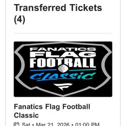 Fanatics Flag Football Classic