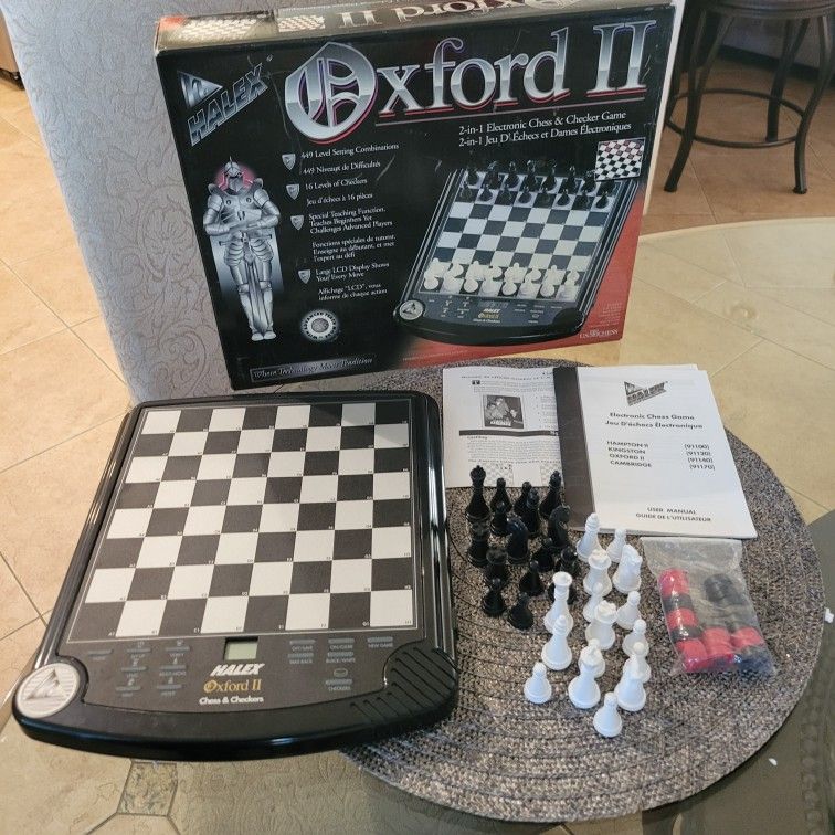 2- In - 1 Electric Chess & Checker Game. 