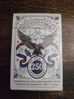 250th anniversary deck of cards