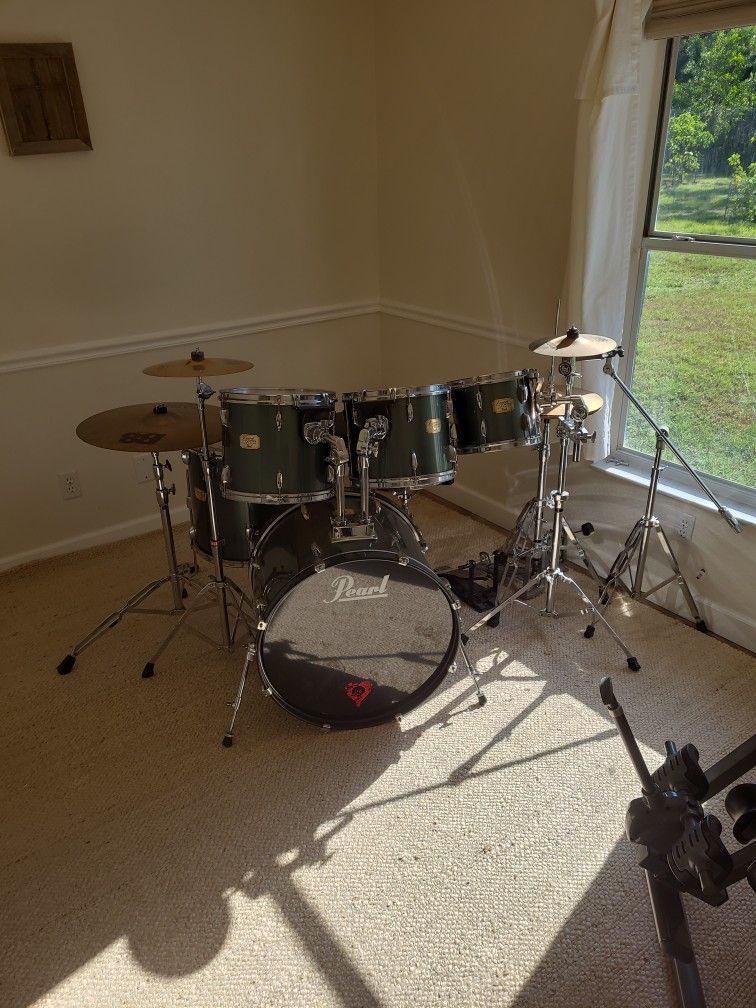 6 Piece Pearl Export Drum Set