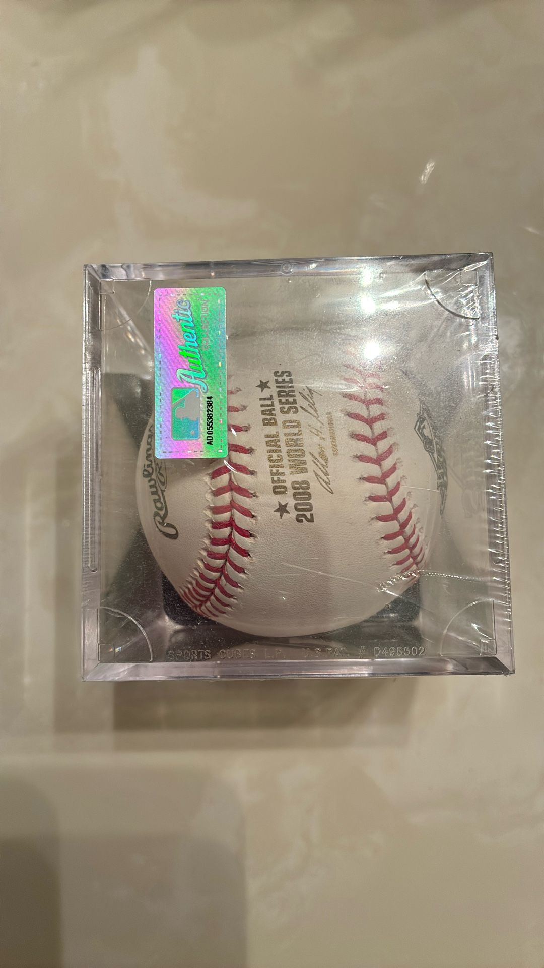 Official 2008 World Series Baseball