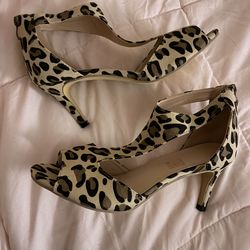 Leopard Print Stiletto Heels