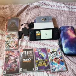 Custom Fornite Nintendo Switch V2 128GB 2020 With 1 Game out 6 Games  for $200! Dock, case , charger & everything no Games is included. $40! Per Game.