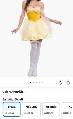 Yellow Princess Belle Costume Dress – Small