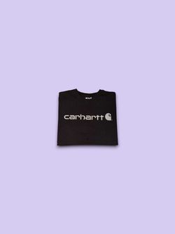 Carhartt loose fit spellout t-shirt black mens XL