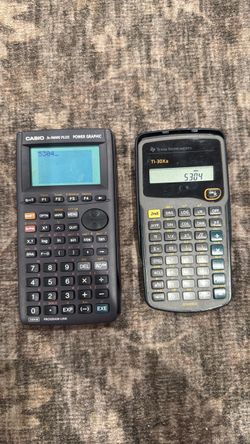Casio fx-7400G Plus & TI-30Xa Calculator Bundle