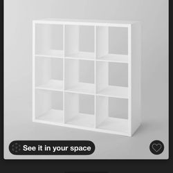 9 Cube Shelf Organizer