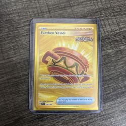 Gold Earthen Vessel Hyper Rare Pokemon Card