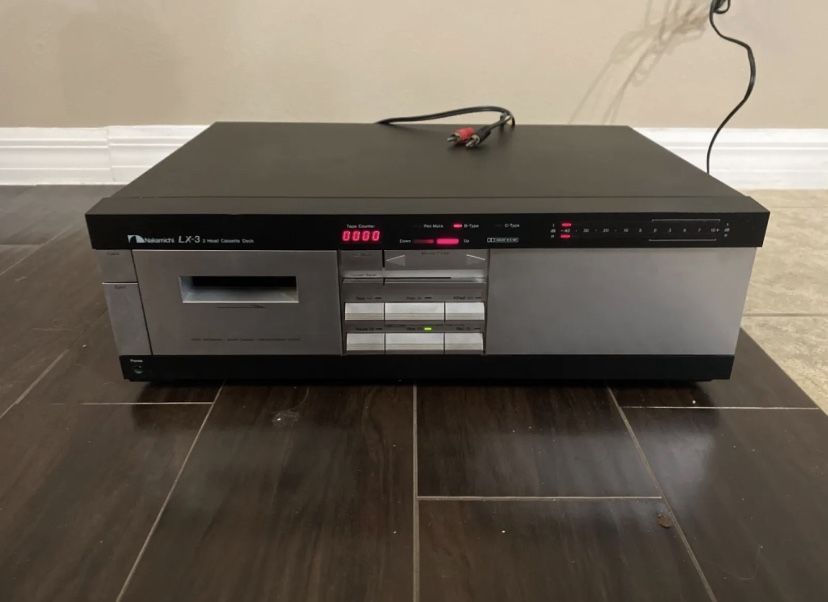Vintage Nakamichi LX-3 Cassette 2 Head Tape Deck With Original Box