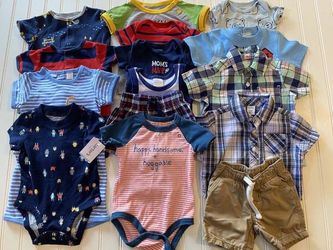 Baby Boys 0-3 Months Summer Clothes Outfits Lot 0-3M