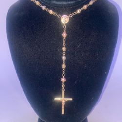 20.6g 14k Gold Rosary/rosario. 