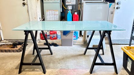 Ikea glass desk