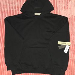 Essentials Fear Of God Medium Hoodie Black