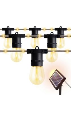 29FT Solar String Lights Outdoor Waterproof IP65 with Lighting Strings