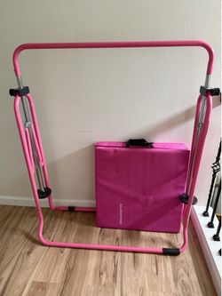Gymnastic bars with mat for kids