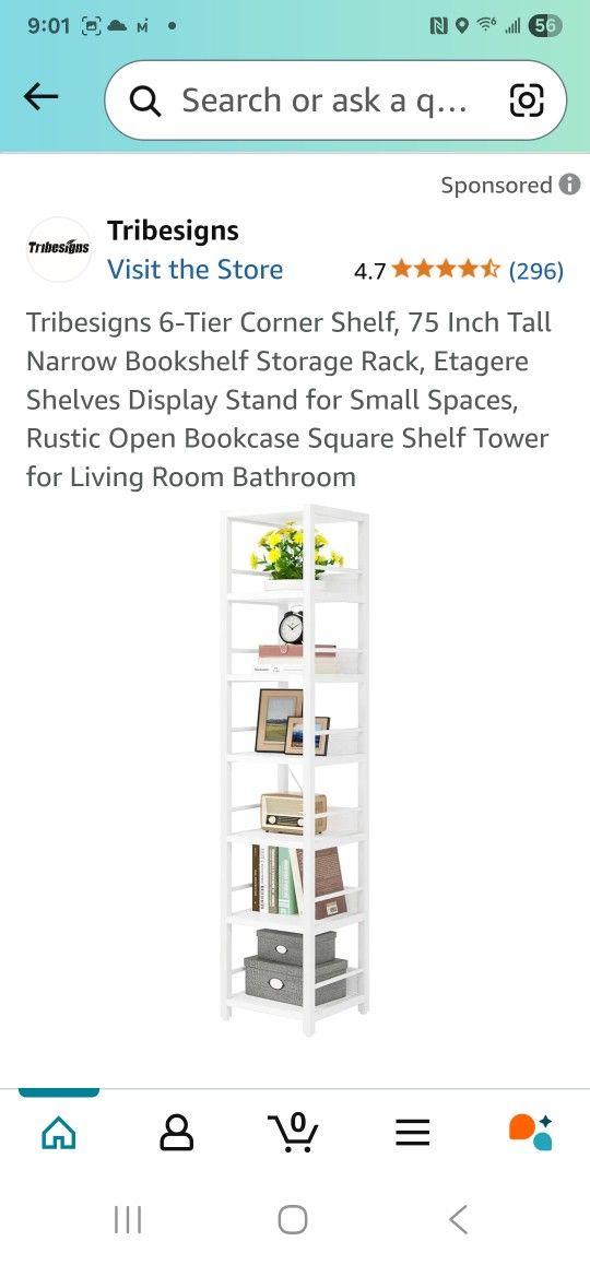 6 Tier Corner Shelf 