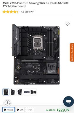 Asus mobo like new