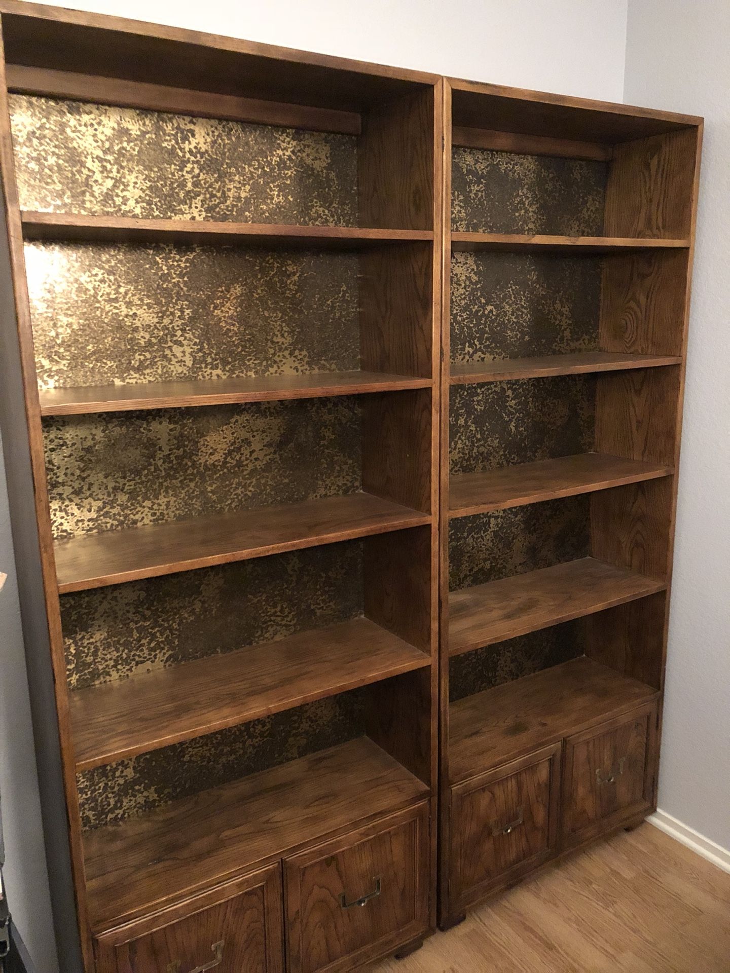 Henredon Furniture bookshelves vintage