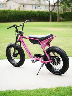 PINK Super73 ZX ⚡️ LOW MILES ⚡️ E-BIKE