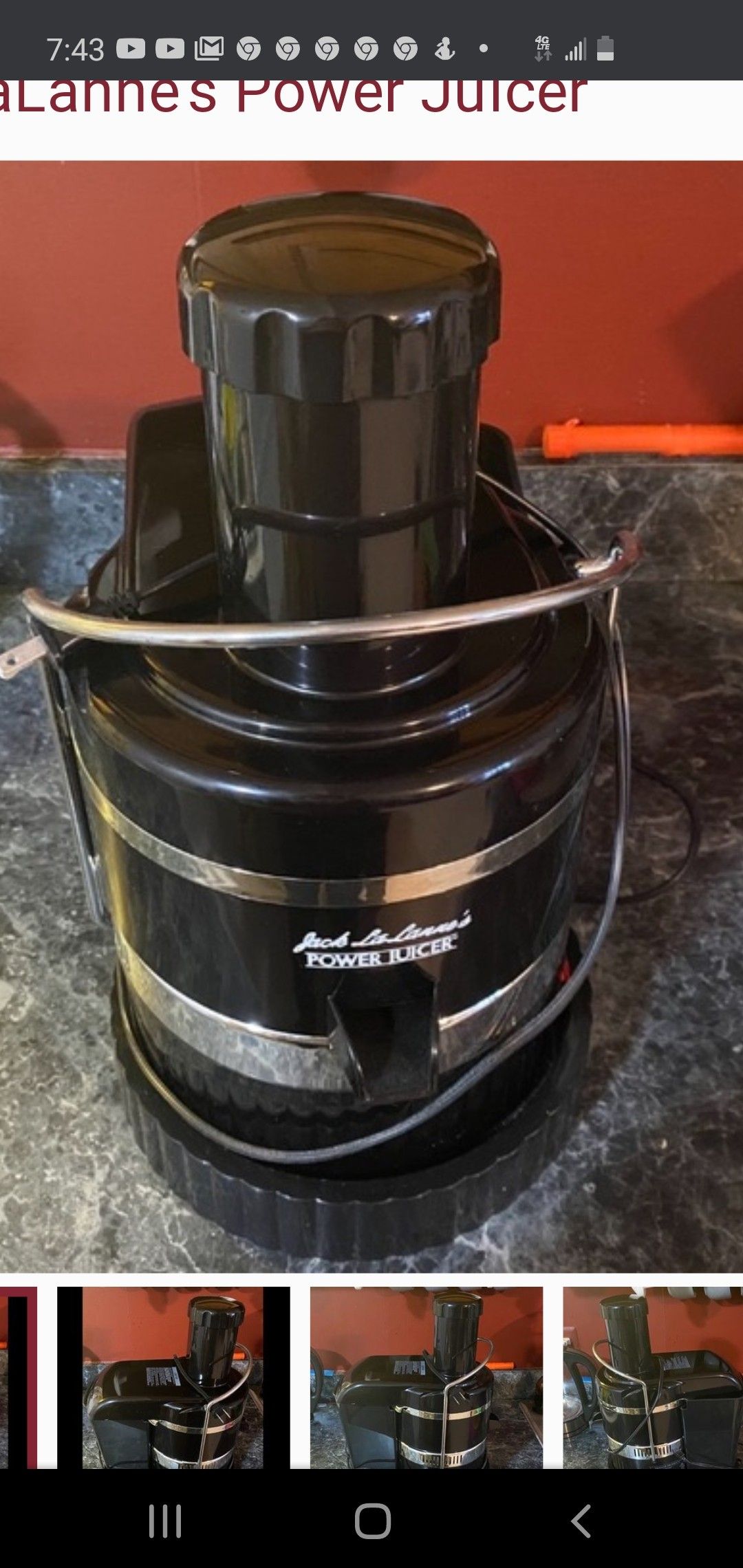 Like new power juicer works great! I'm moving and I have to DOWNSIZE!