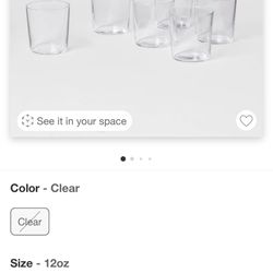 18 Brand New Glass Tumblers Target