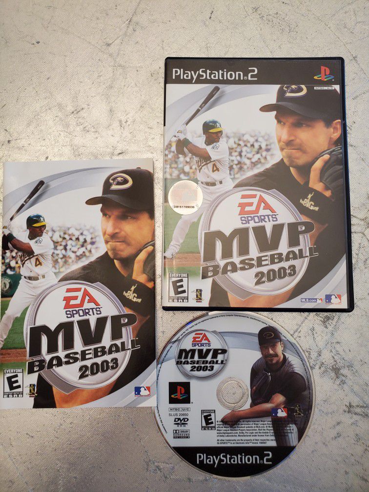 MVP Baseball 2003 Sony PlayStation 2, PS2 Complete w/ Manual 