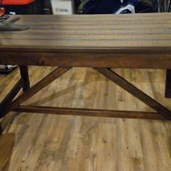 Baldridge Rustic Brown Desk