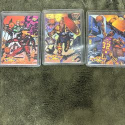Mj Bird Mutombo And Malone Set Of Cards 40$obo