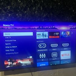 60 inch Element + Roku TV 