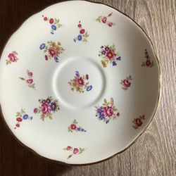 Duchess Bone China England Saucer Multi Floral