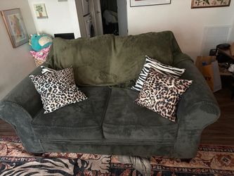 Dark Grey Love Seat